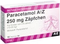 Paracetamol AbZ 250mg Zäpfchen 10 ST - 2058630