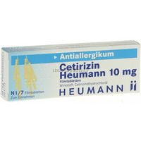 Cetirizin Heumann 10mg Filmtabletten 7 ST - 2075025
