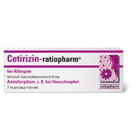 Cetirizin-ratiopharm bei Allergien 10 mg Filmtabl. 7 ST - 2158136