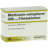 Methionin-ratiopharm 500mg Filmtabletten 50 ST - 2158277