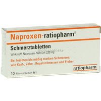Naproxen-ratiopharm Schmerztabletten 10 ST - 2220326
