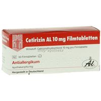 Cetirizin AL 10mg Filmtabletten 50 ST - 2406628