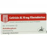 Cetirizin AL 10mg Filmtabletten 20 ST - 2406634