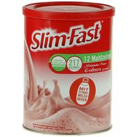 Slim Fast Drink Pulver Erdbeere 438 G - 2418324