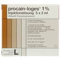 procain-loges 1% Injektionslösung 5x2 ML - 2860511