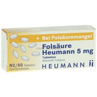 Folsäure Heumann 5mg Tabletten 50 ST - 3037593