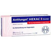 Antifungol HEXAL 3 KOMBI 3Vaginaltabl.+20g Creme 1 P - 3211890