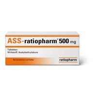 ASS-ratiopharm 500 mg 50 ST - 3404867