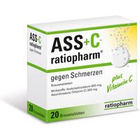 ASS + C-ratiopharm gegen Schmerzen 20 ST - 3435448