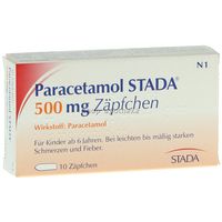 Paracetamol STADA 500mg Zäpfchen 10 ST - 3798441