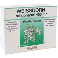 WEISSDORN-ratiopharm 450mg Filmtabletten 50 ST - 3812980