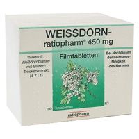 WEISSDORN-ratiopharm 450mg Filmtabletten 100 ST - 3812997