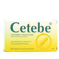 Cetebe Vitamin C Retard 500 60 ST - 3884287