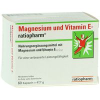 MAGNESIUM und VITAMIN E-ratiopharm 60 ST - 3935530