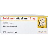 Folsäure-ratiopharm 5 mg 100 ST - 4010113