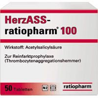 HerzASS-ratiopharm 100 mg 50 ST - 4559655