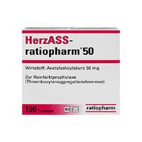 HerzASS-ratiopharm 50 mg 100 ST - 4562798