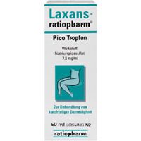 Laxans-ratiopharm 7.5mg/ml Pico Tropfen 50 ML - 4687809