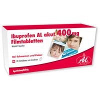 Ibuprofen AL akut 400mg Filmtabletten 20 ST - 5020875