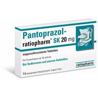 Pantoprazol-ratiopharm SK 20mg magensaftres. Tbl. 14 ST - 5520856