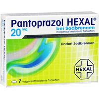 Pantoprazol HEXAL bei Sodbrennen 7 ST - 5523576