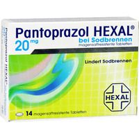 Pantoprazol HEXAL bei Sodbrennen 14 ST - 5523582