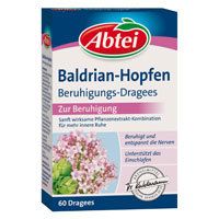 ABTEI Baldrian Hopfen Beruhigungs-Dragees 60 ST - 5948301