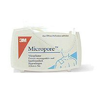 MICROPORE 2.50CMX5M ROLLENPFLASTER 1 ST - 6337947