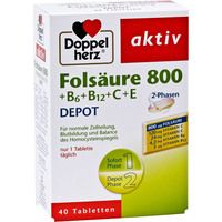 Doppelherz Folsäure 800+B-Vitamine 40 ST - 6634384