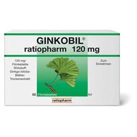 GINKOBIL ratiopharm 120 mg Filmtabletten 60 ST - 6680875