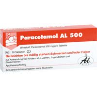Paracetamol AL 500 Tabletten 20 ST - 6718342