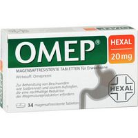 Omep HEXAL 20mg magensaftresistente Tabletten 14 ST - 6817788