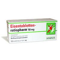 Eisentabletten-ratiopharm N 50mg Filmtabletten 100 ST - 6957905