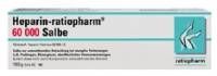 Heparin Ratiopharm 60000 Salbe 150 G - 6968702