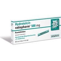 Hydrotalcit-ratiopharm 500mg Kautabletten 20 ST - 7105995