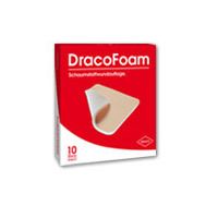 DracoFoam Schaumstoff Wundauflage 5x5cm 10 ST - 7415075