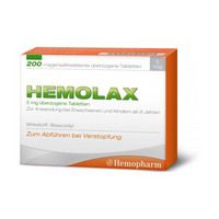 Hemolax 5mg überzogene Tabletten 200 ST - 7417909
