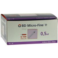 BD Micro Fine+ U100 Ins.Spr.8mm 100x0.5 ML - 7468077
