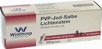 PVP-Jod Salbe Lichtenstein 100 G - 7512364