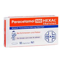 Paracetamol 500 Hexal Zaepfchen 10 ST - 7524692