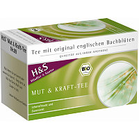 H&S Bachblüten Mut & Kraft-Tee 20 ST - 7763907