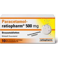 Paracetamol-ratiopharm 500mg Brausetabletten 10 ST - 8704077