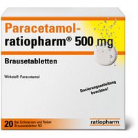 Paracetamol-ratiopharm 500mg Brausetabletten 20 ST - 8704083