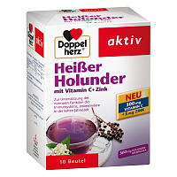 Doppelherz Heißer Holunder mit Vitamin C + Zink 10 ST - 9071450